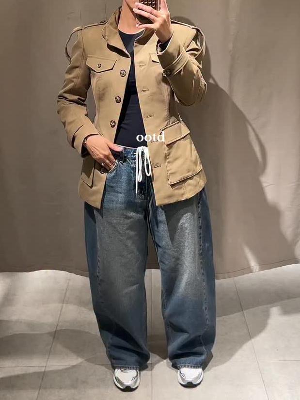 Tabbed Pocket Jacket