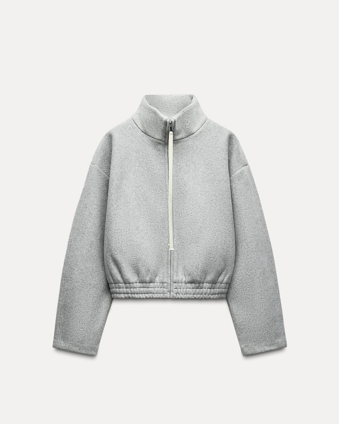Cozy Grey Half Zip Fleece Sweat Set