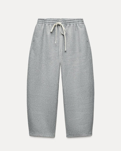 Cozy Grey Half Zip Fleece Sweat Set