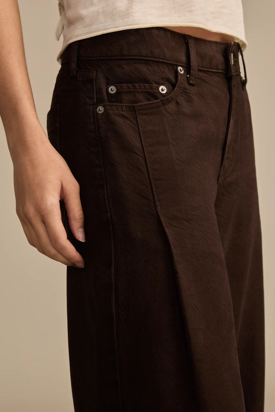 wide leg pleated palazzo