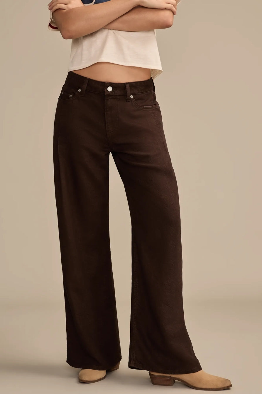 wide leg pleated palazzo