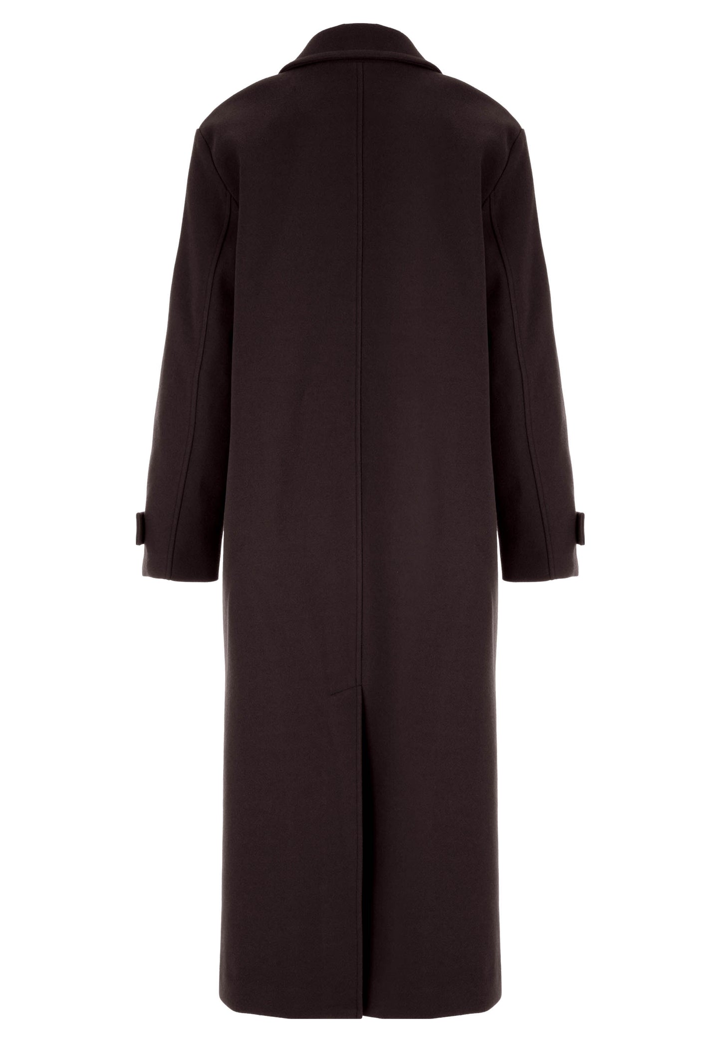 Womens Chocolate Brown Formal Dad Coat