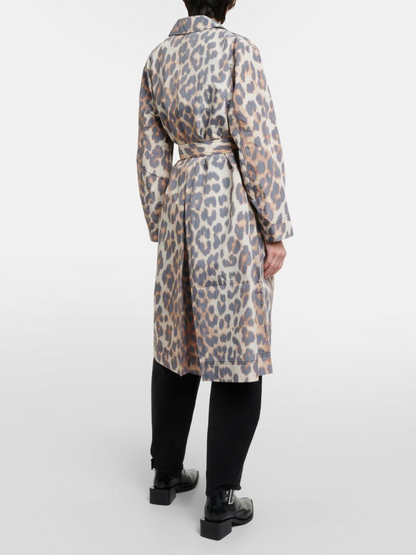 Animal Print Coat