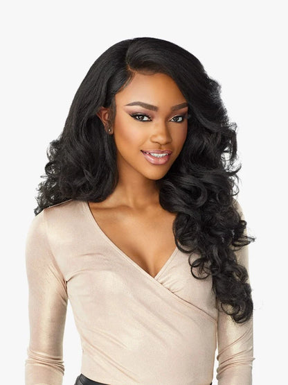 Natural Texture Feather Long Curly Wig