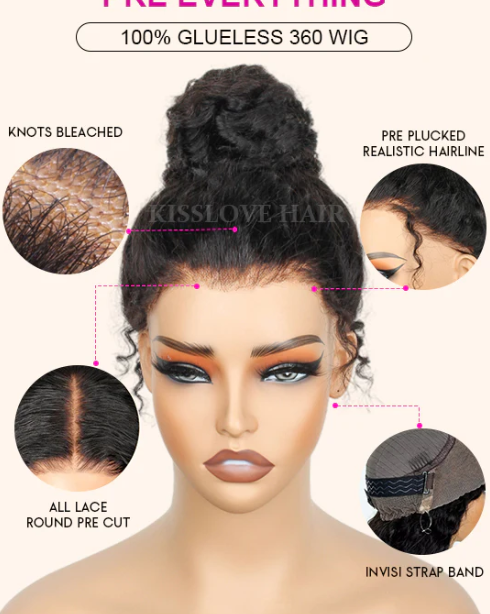 Adorable Lace Small Curly Wig