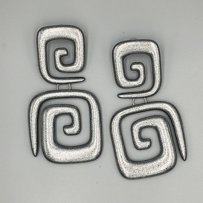 Fab Geometric Square Earrings