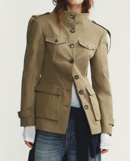 Vintage Petite Style Trench Coat