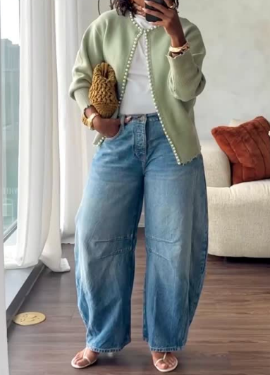 Elegant Pearl Cardigan