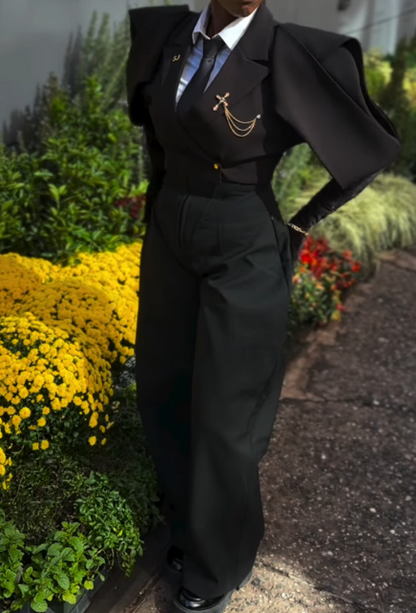 Fab Black Short Jacket