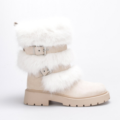 Chic Faux Fur Warm Boots