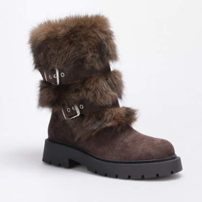 Chic Faux Fur Warm Boots