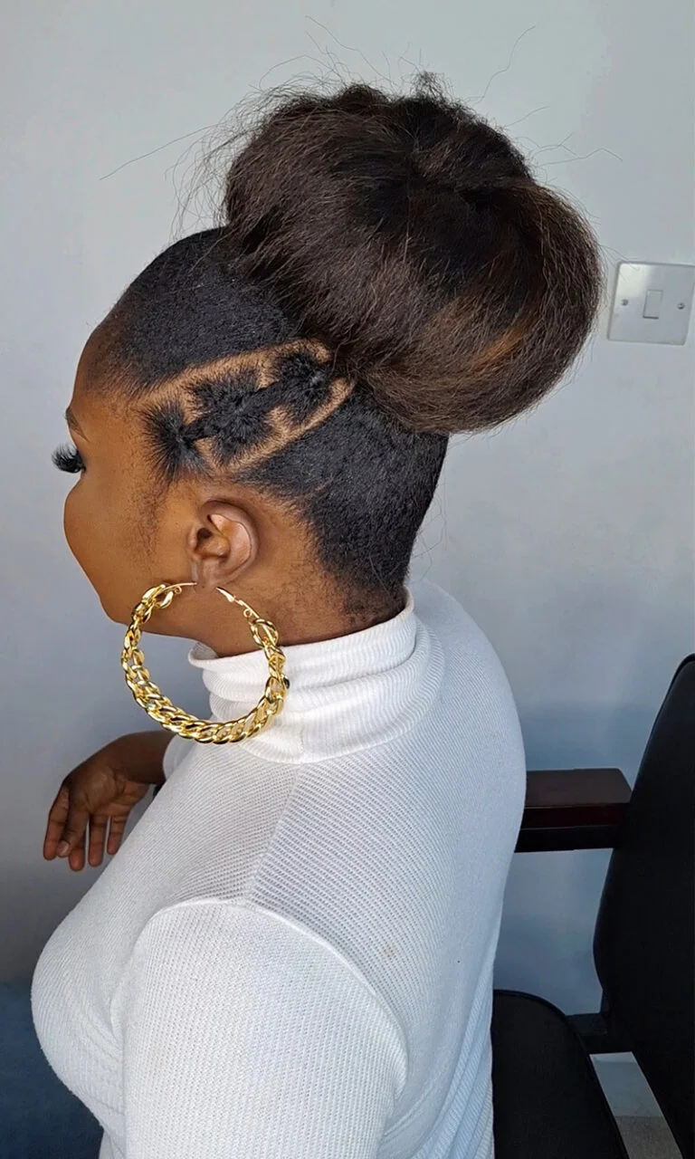 Natural Ponytail & Bun Easy to Install