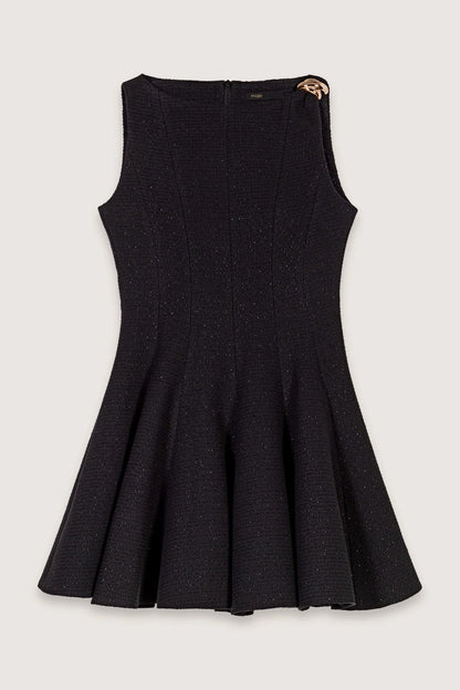 Mini Flared Tweed Dress