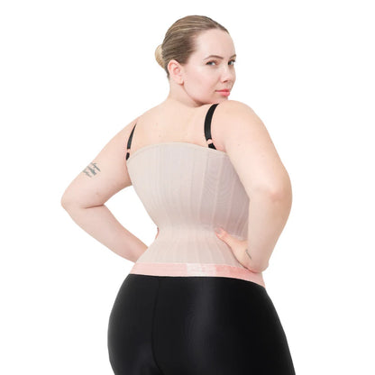 Mermaid Corset Belt with Hooks and Zipper