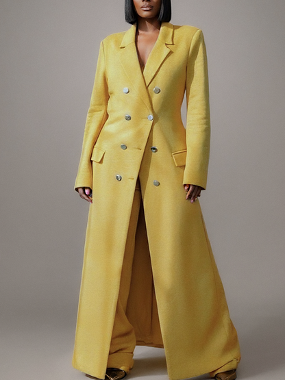 Double-breasted Elegant Sporty Suit