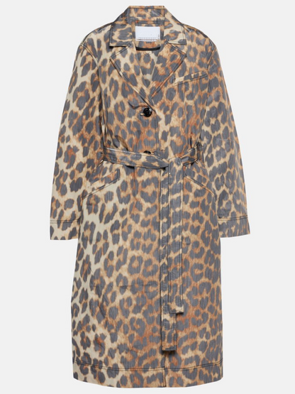 Animal Print Coat