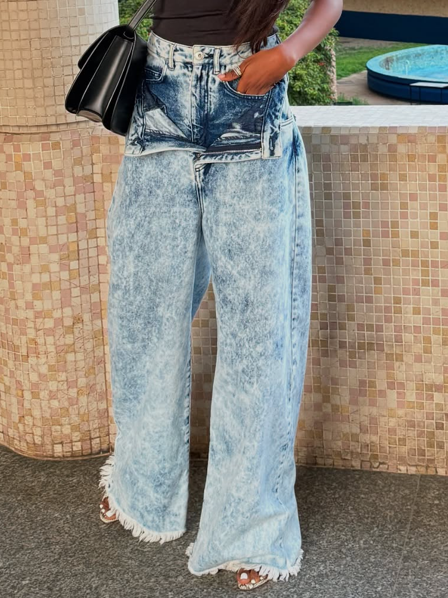 Wide-leg Jeans