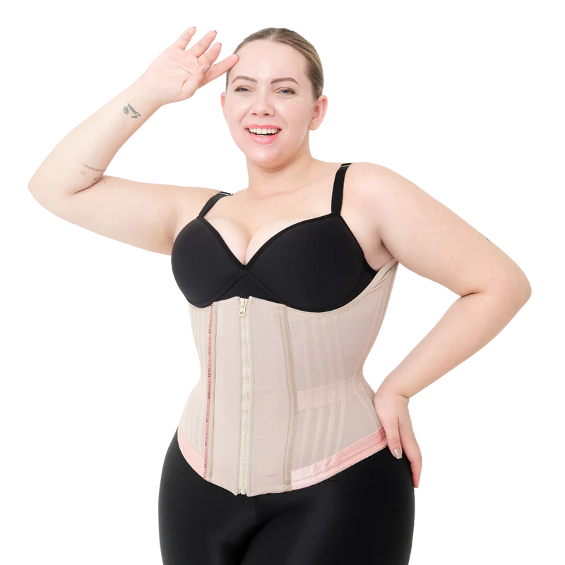 Mermaid Corset Belt with Hooks and Zipper