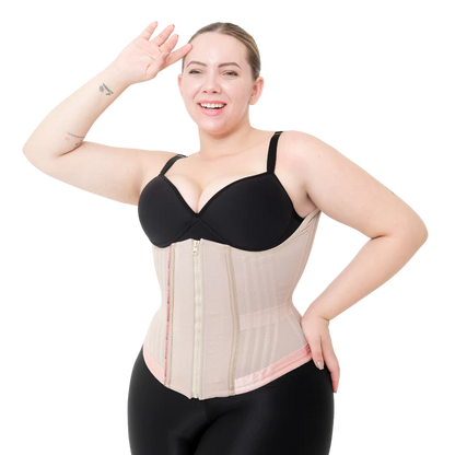 Mermaid Corset Belt with Hooks and Zipper