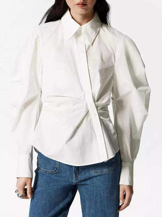 Asymmetrical Cotton Shirt