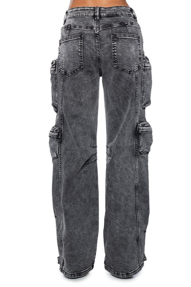 Something Wild Denim Cargo Pants